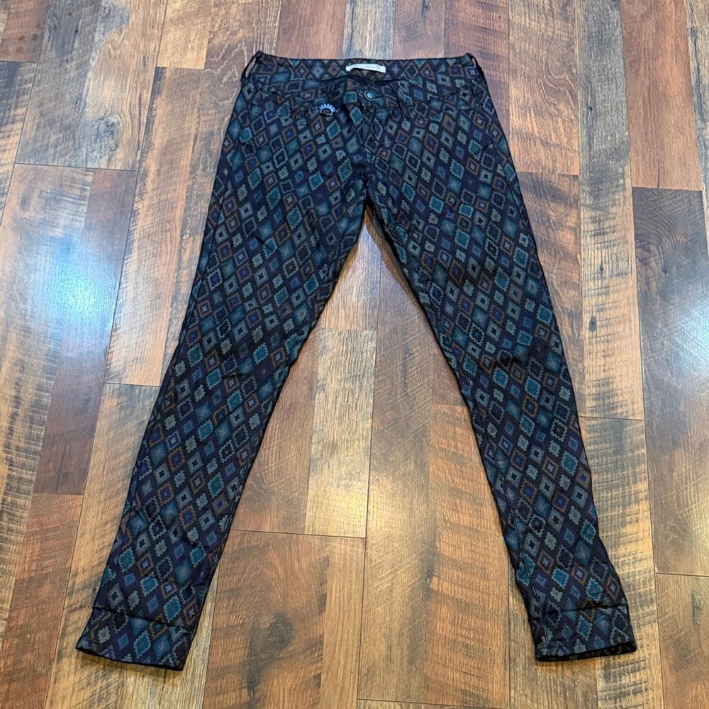 Mavi Diamond Patterned Skinny Pants 27x32 (3175)